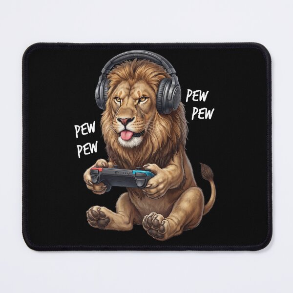 Item preview, Gaming Lion Gamer Videogaming Animal Lover designed and sold by TerryConnells.