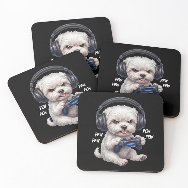 Item preview, Gaming Maltese Gamer Videogaming Dog Lover designed and sold by TerryConnells.
