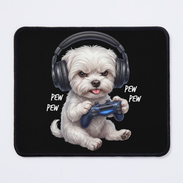 Item preview, Gaming Maltese Gamer Videogaming Dog Lover designed and sold by TerryConnells.