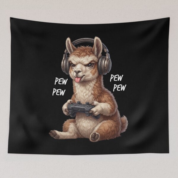 Item preview, Gaming Llama Gamer Videogaming Animal Lover designed and sold by TerryConnells.