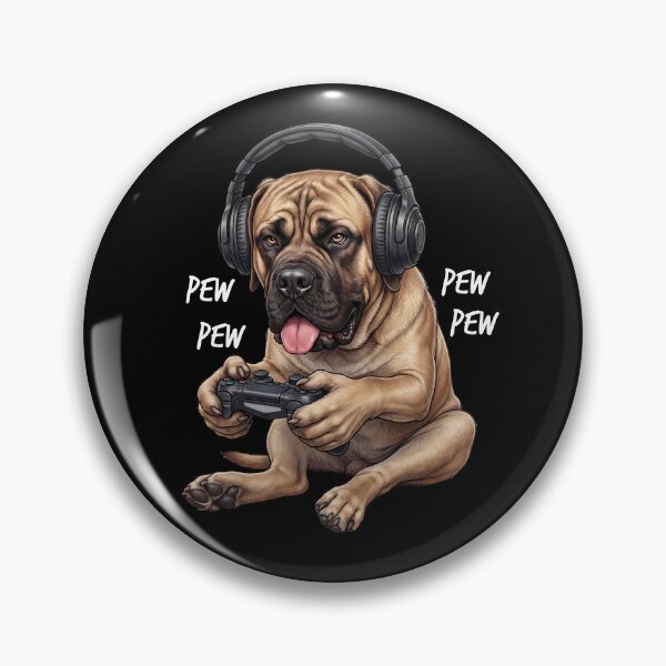 Item preview, Gaming Mastiff Gamer Videogaming Dog Lover designed and sold by TerryConnells.