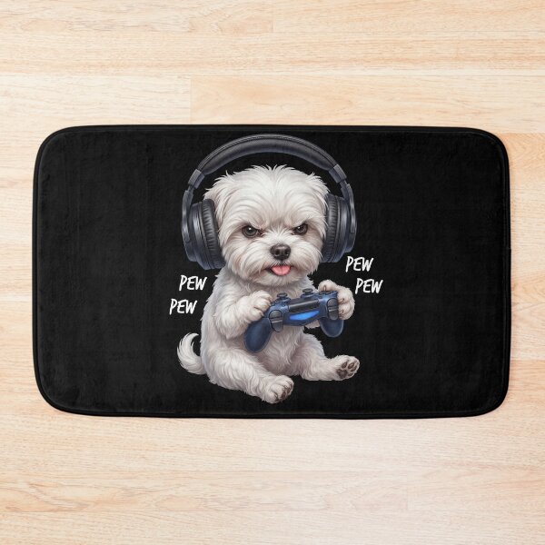 Item preview, Gaming Maltese Gamer Videogaming Dog Lover designed and sold by TerryConnells.