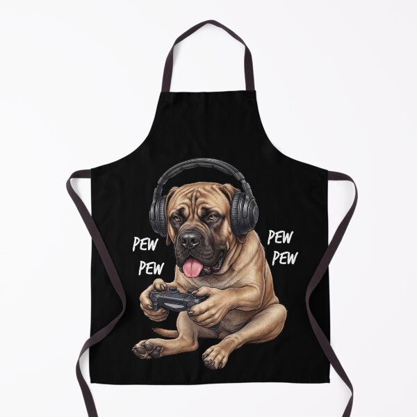 Item preview, Gaming Mastiff Gamer Videogaming Dog Lover designed and sold by TerryConnells.