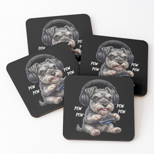 Item preview, Gaming Miniature Schnauzer Gamer Videogaming Dog Lover designed and sold by TerryConnells.