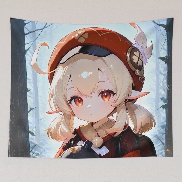 Item preview, Klee Genshin Impact Misty Forest Adventure Quiet Mood designed and sold by Spraykart.