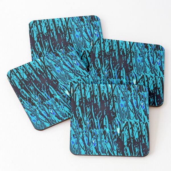 Item preview, Electric Jungle: Abstract Glitch Pattern designed and sold by E&B.