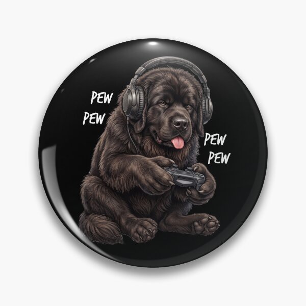 Item preview, Gaming Newfoundland Gamer Videogaming Dog Lover designed and sold by TerryConnells.