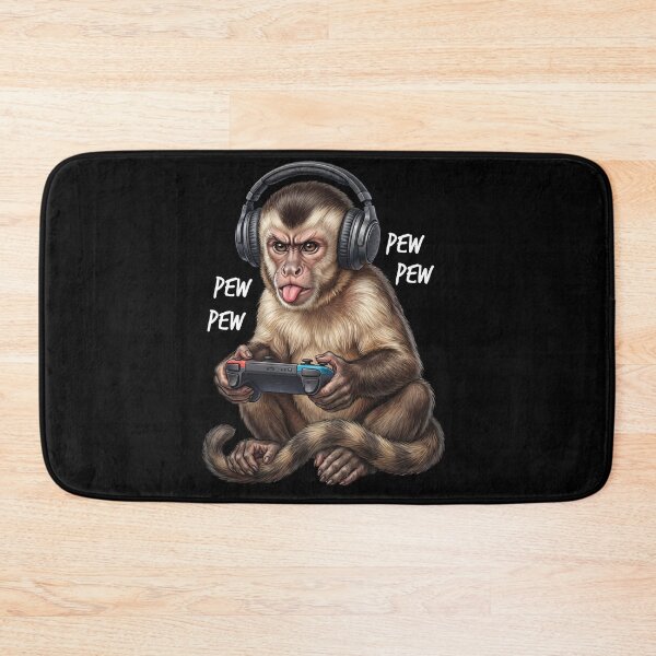 Item preview, Gaming Monkey Gamer Videogaming Animal Lover designed and sold by TerryConnells.