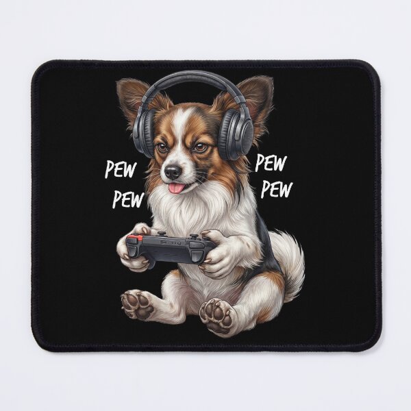 Item preview, Gaming Papillon Gamer Videogaming Dog Lover designed and sold by TerryConnells.