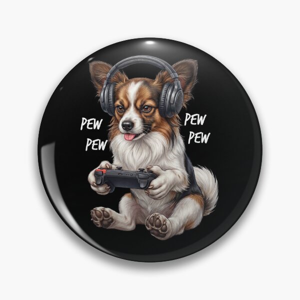 Item preview, Gaming Papillon Gamer Videogaming Dog Lover designed and sold by TerryConnells.