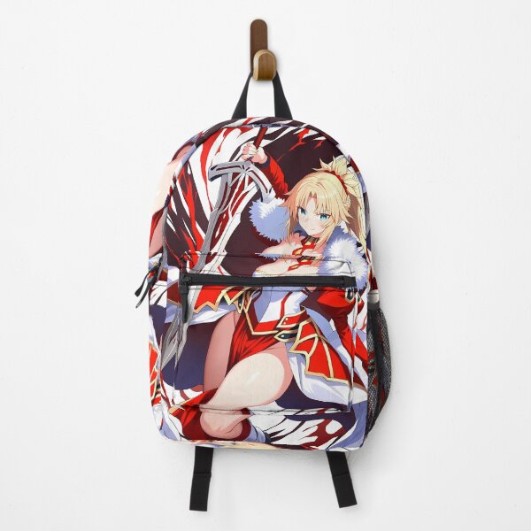 Item preview, Mordred Fierce Red Saber Fate Grand Order Anime Girl Fiery Battle Power designed and sold by Spraykart.