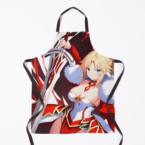 Item preview, Mordred Fierce Red Saber Fate Grand Order Anime Girl Fiery Battle Power designed and sold by Spraykart.