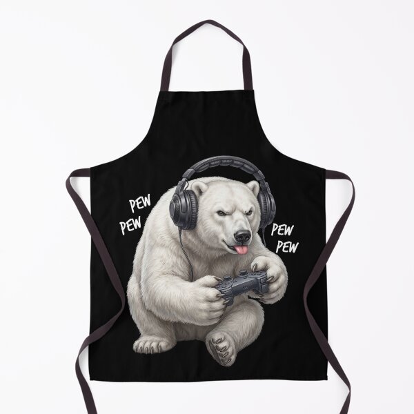 Item preview, Gaming Polar Bear Gamer Videogaming Animal Lover designed and sold by TerryConnells.