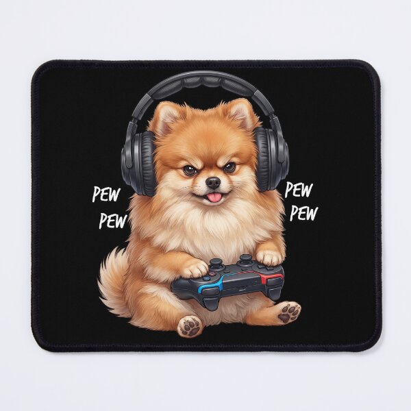 Item preview, Gaming Pomeranian Gamer Videogaming Dog Lover designed and sold by TerryConnells.