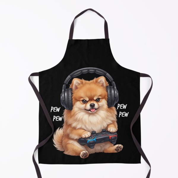 Item preview, Gaming Pomeranian Gamer Videogaming Dog Lover designed and sold by TerryConnells.