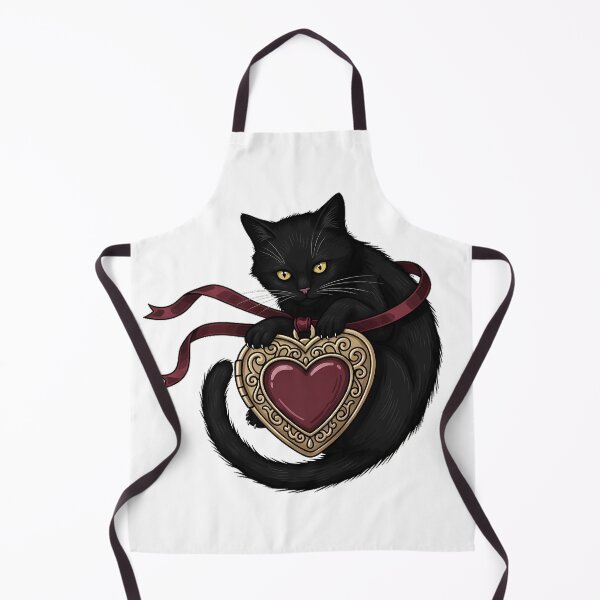 Item preview, Velvet Locket Black Cat designed and sold by IllumeInk.