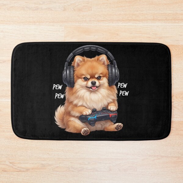 Item preview, Gaming Pomeranian Gamer Videogaming Dog Lover designed and sold by TerryConnells.