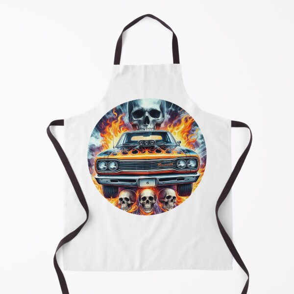 Item preview, American muscle car in flames designed and sold by Aspretto.