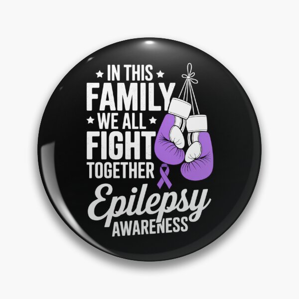 Item preview, In this family we all fights together, epilepsy awareness designed and sold by EllenJast.