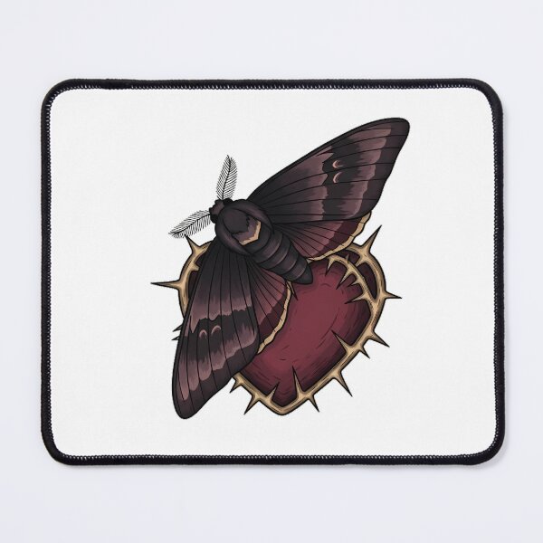 Item preview, Thorned Heart Moth designed and sold by IllumeInk.