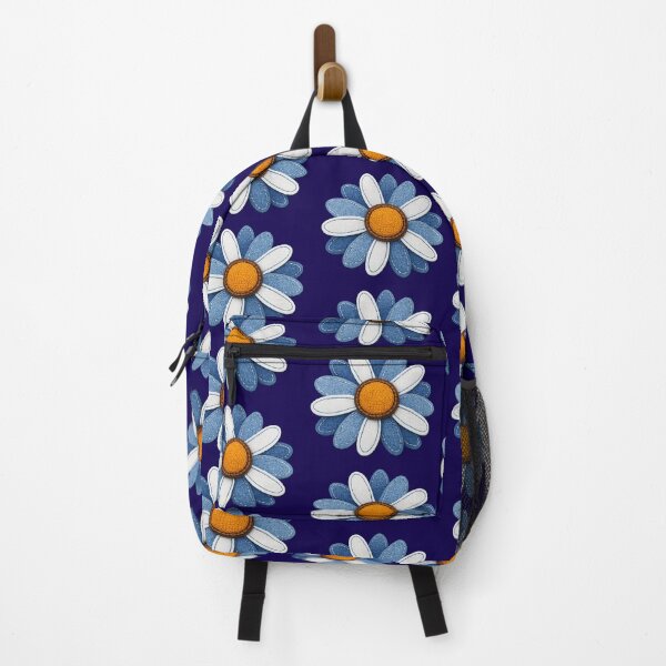 Item preview, Boho Blue Denim & White Daisy Patch Aesthetic designed and sold by Far Out Goods.