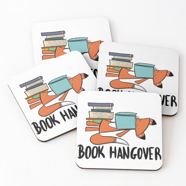 Item preview, Funny Book Hangover Fox Bookworm Introvert Design designed and sold by DesignFreakArt.