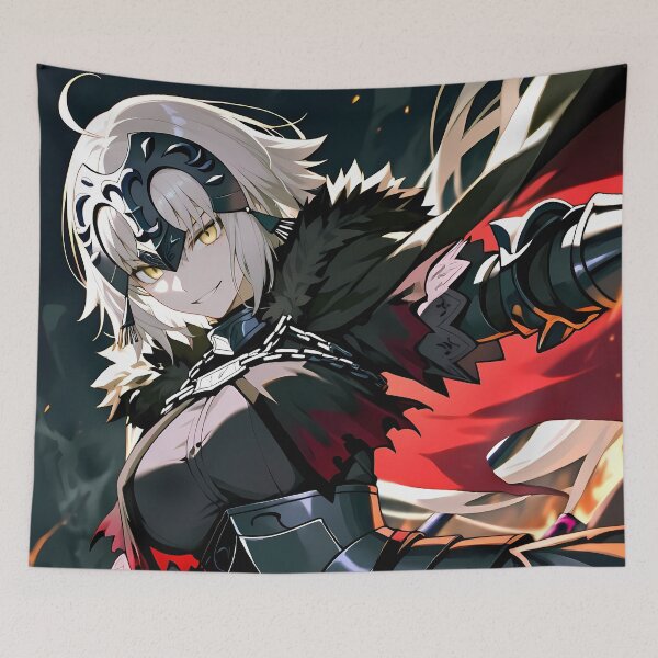 Item preview, D Jeanne D Arc Alter Fate Grand Order Blazing Anime Girl Waifu Battle Stance Fury designed and sold by Spraykart.