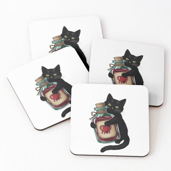 Item preview, Apothecary Love Cat designed and sold by IllumeInk.