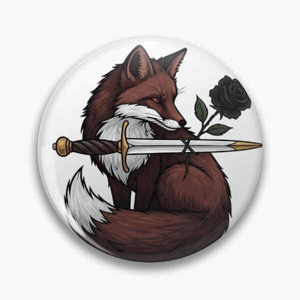 Item preview, Dagger Rose Fox designed and sold by IllumeInk.