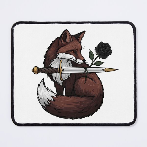 Item preview, Dagger Rose Fox designed and sold by IllumeInk.