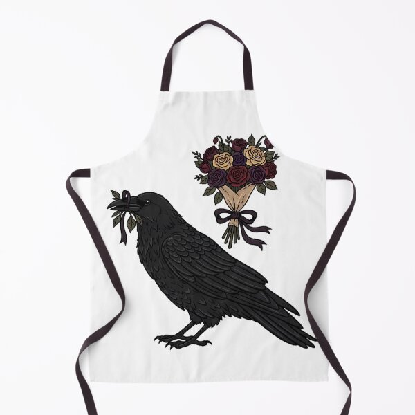 Item preview, Mourning Bouquet Raven designed and sold by IllumeInk.