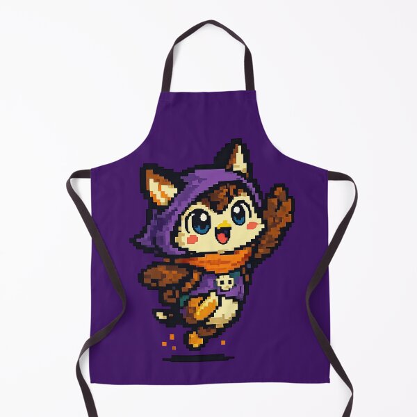 Item preview, Cute Pixel Witch Cat Mascot – Retro 16-bit Fantasy Gamer Art designed and sold by Ramkumar2025.