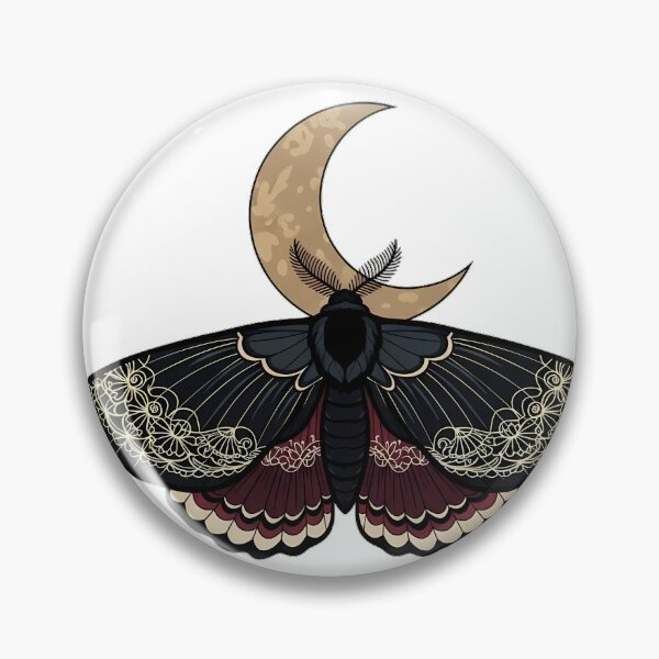 Item preview, Cathedral Moon Moth designed and sold by IllumeInk.