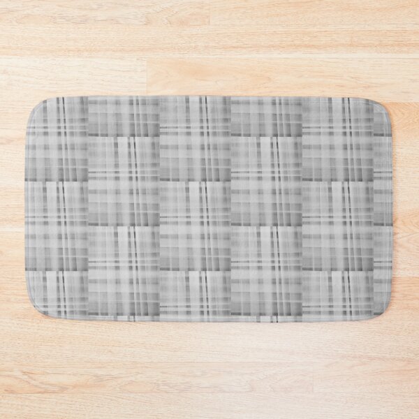 Item preview, Minimalist White Grid - Abstract Geometric Light & Soft Texture Art designed and sold by AbulailArt.