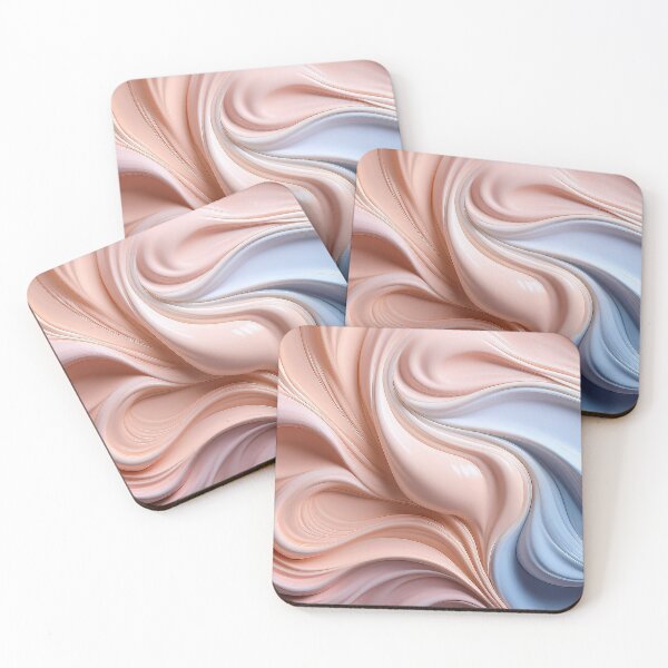 Item preview, Abstract pastel creamy waves designed and sold by AnnaHolyph.