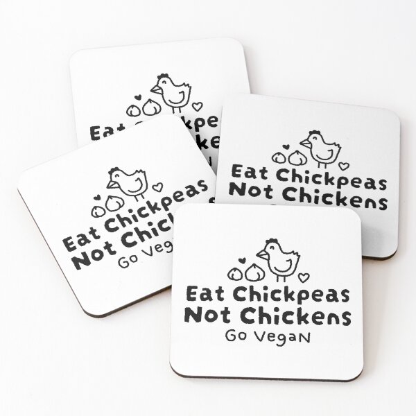 Item preview, Eat Chickpeas Not Chickens - Go Vegan designed and sold by Plant Cult.