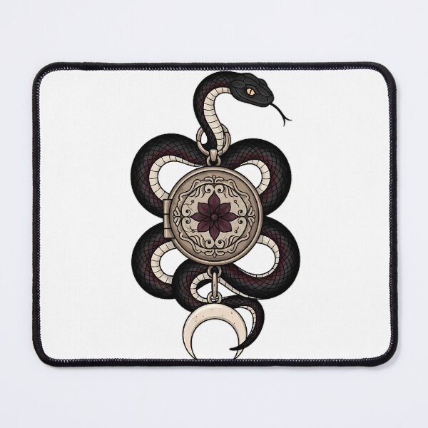 Item preview, Moonlit Locket Serpent designed and sold by IllumeInk.