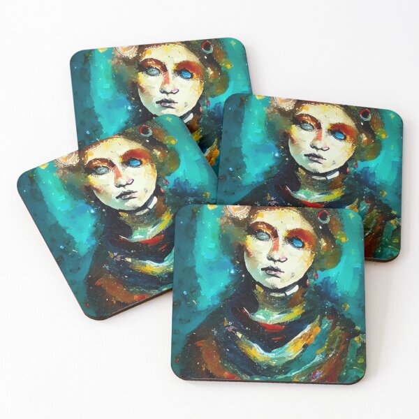 Item preview, Beautiful colorful portrait of a young woman designed and sold by Photopat.