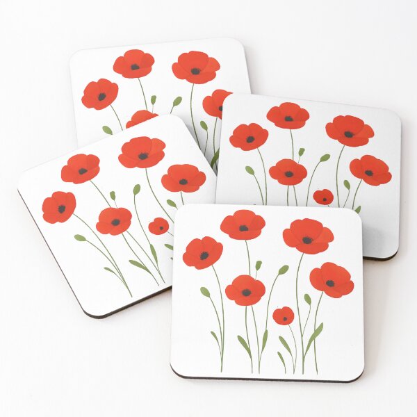 Artikelvorschau, Kleine rote Mohnblumen entworfen und verkauft von uunaa.