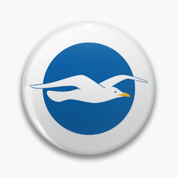 Item preview, Seagull Emblem in Blue Circle designed and sold by benjamnherbrt.