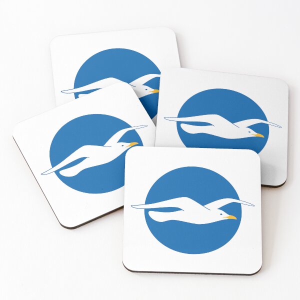 Item preview, Seagull Emblem in Blue Circle designed and sold by benjamnherbrt.