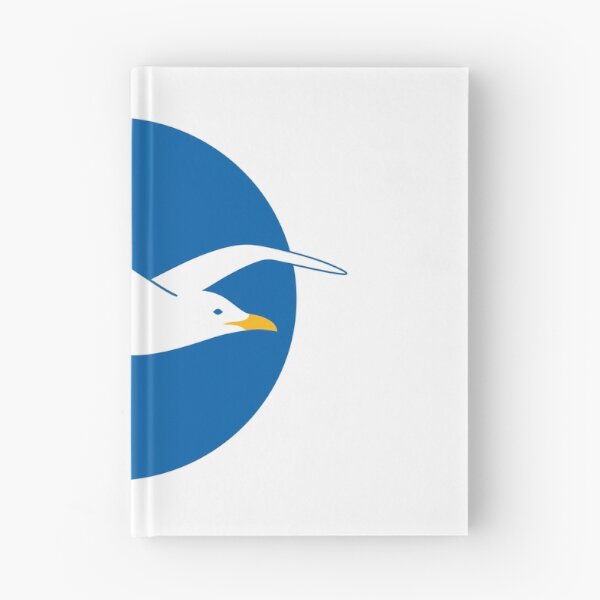Item preview, Seagull Emblem in Blue Circle designed and sold by benjamnherbrt.