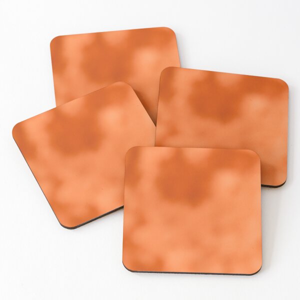 Item preview, Warm Amber Glow - Abstract Orange Cloud Texture & Sunset Sky Art designed and sold by AbulailArt.