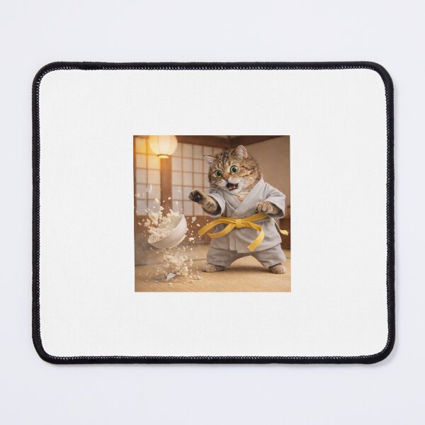 Item preview, Karate Cat Chaos designed and sold by LovelyCatGalaxy.