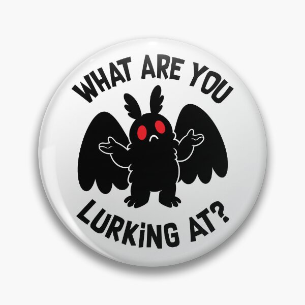 Item preview, Mothman What Are You Lurking At Cute Cryptid designed and sold by ShirtWreck.