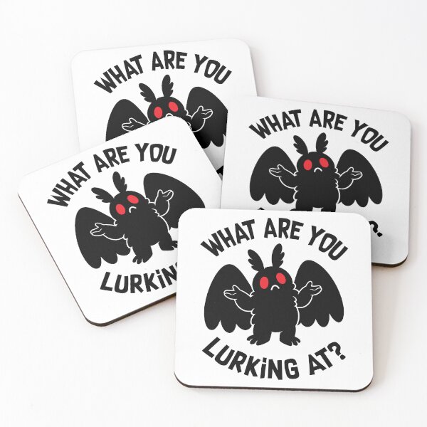 Item preview, Mothman What Are You Lurking At Cute Cryptid designed and sold by ShirtWreck.