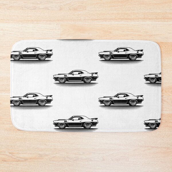 Item preview, black and white US muscle car designed and sold by Aspretto.