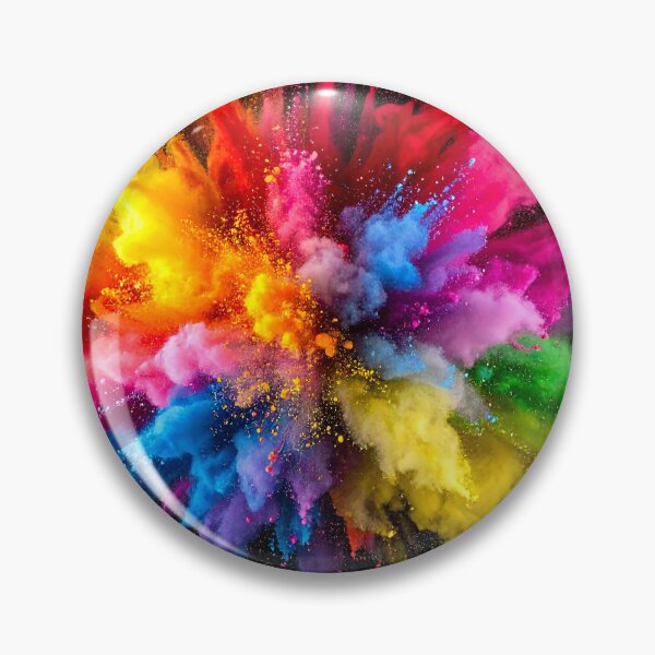 Item preview, Abstract colorful paint splash on black designed and sold by AnnaHolyph.