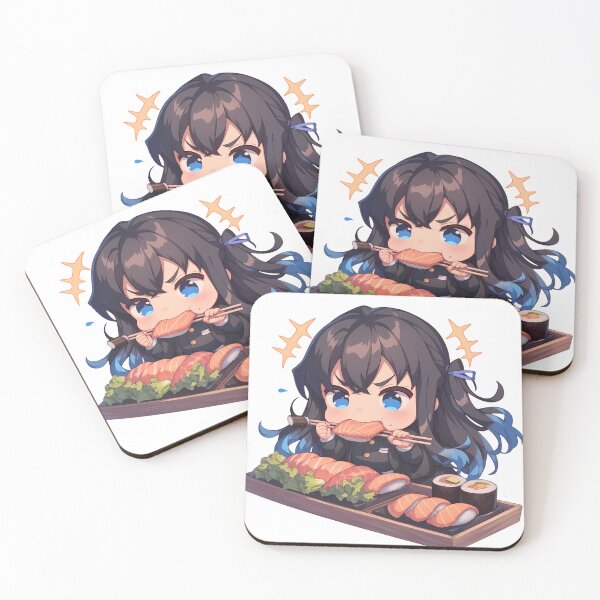 Item preview, Yukino Yukinoshita Oregairu Chibi Sushi Cool Pout designed and sold by Spraykart.