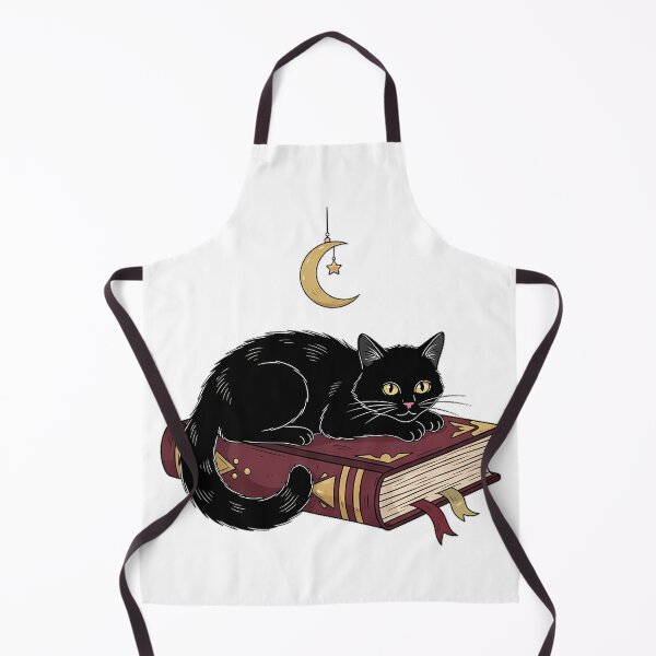 Item preview, Bookish Black Cat Moon designed and sold by IllumeInk.